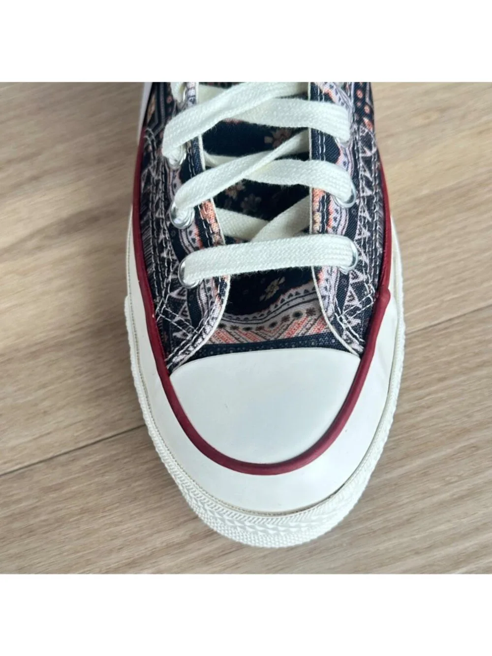 ⭐Converse x Isabel Marant Chuck 70 Hi Sz 8.5 Men Shoes Black Vanilla Ice A14800C - Picture 13 of 14